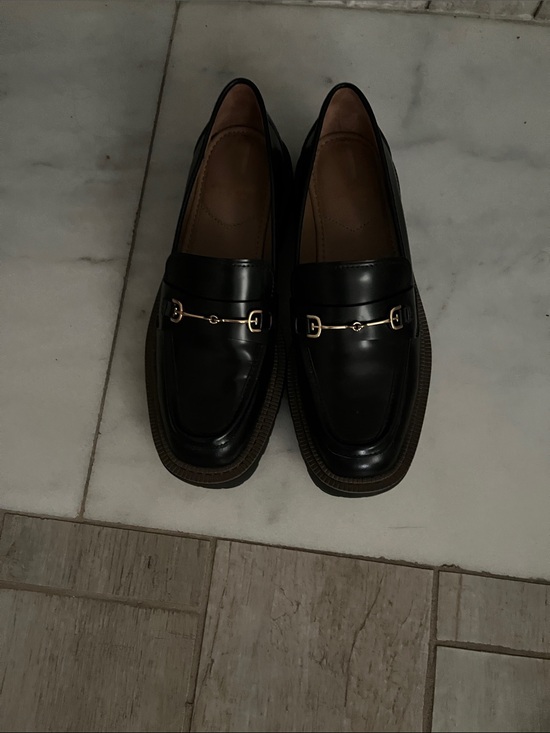 Sam Edelman Other - Sam Edelman Black Leather Bit Loafers with Gold Hardware women shoes